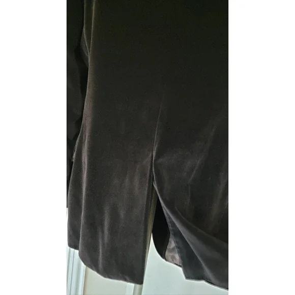 ARNOLD BRANT Men's Velvet Burgundy 3 Front Pockets Split back Blazer Size 44R - Picture 4 of 10